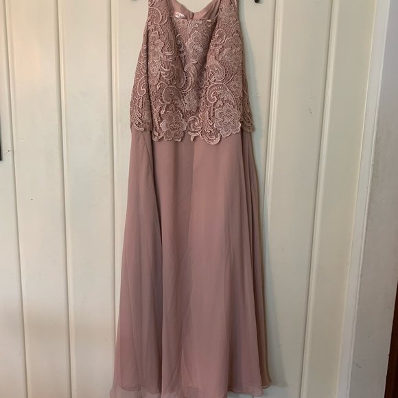 JJs House Dresses & Skirts - Mother Of The Bride Wedding Dress w/Wrap